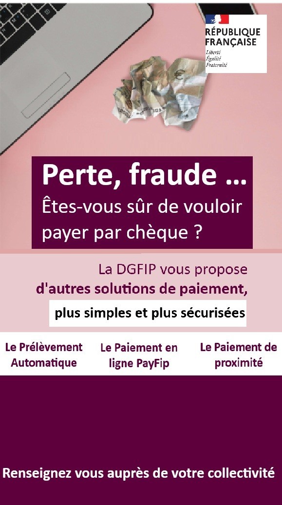 Factures Service Public : Fin progressive du paiement par chèque d’ici 2027