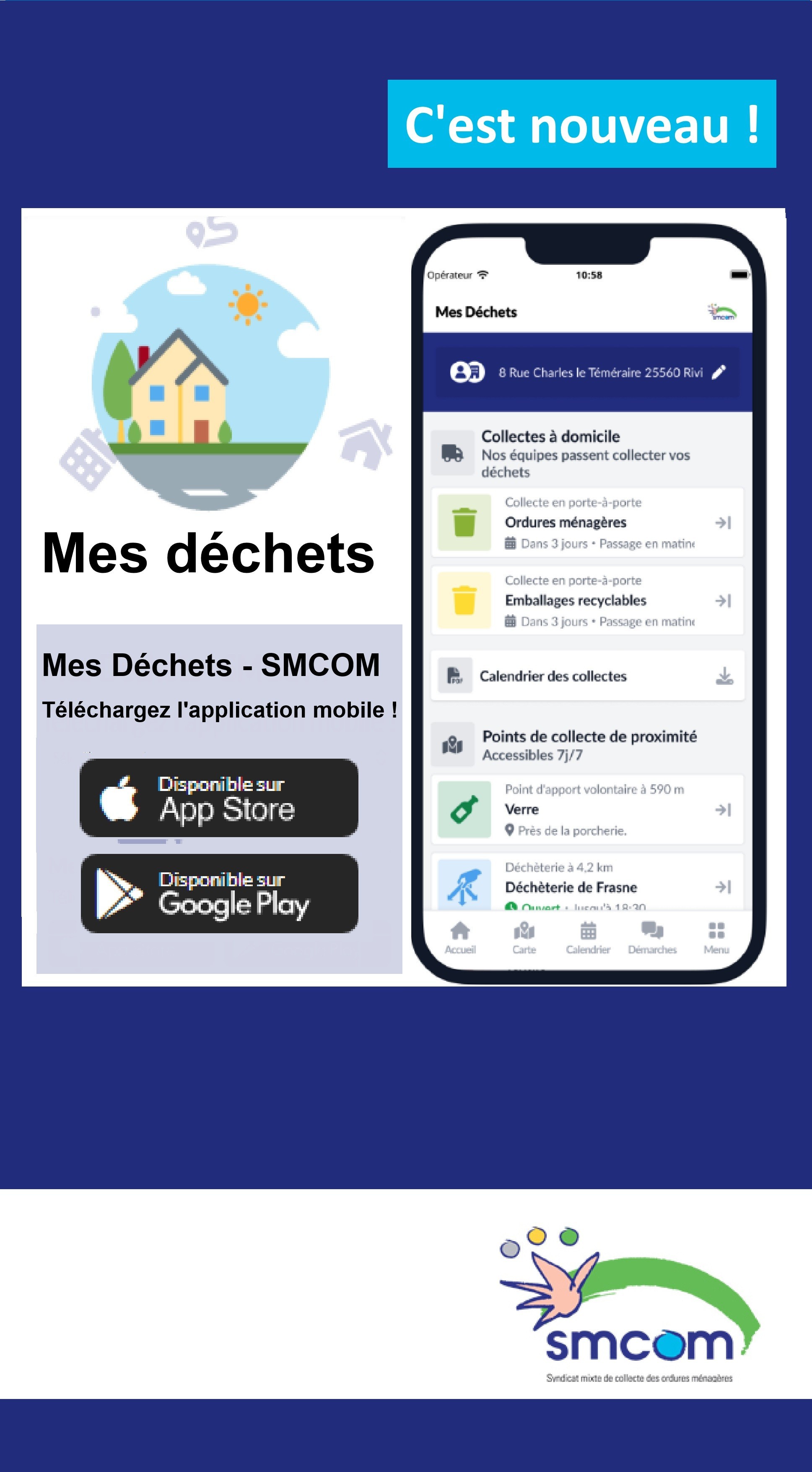Renseignez votre adresse pour avoir accès aux prochaines collectes !